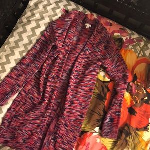 Pink cardigan! Gently used